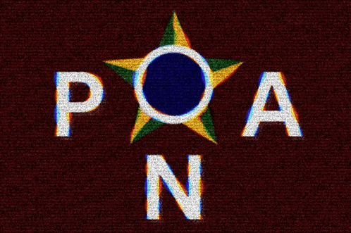 Letters POA and N on Dark Background