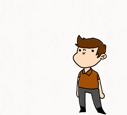 Level Up Anime Boy Moving Sketch GIF