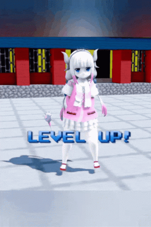 Level Up Dance Kanna Dragon Maid GIF