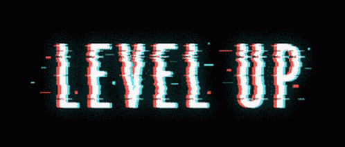 Level Up in Glitch Effect