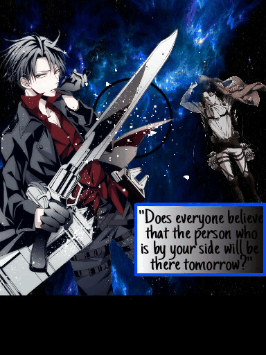 Levi Ackerman Motivational Quote GIF