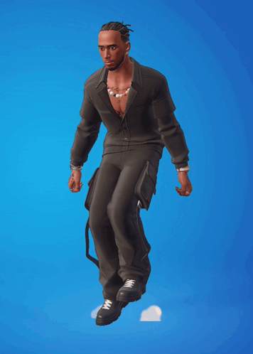 Lewis Hamilton Fortnite Griddy GIF
