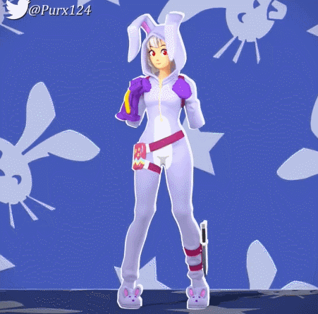 Lexa Bunny Character Skin Fortnite Dances GIF