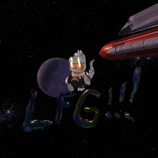 Lfg On The Space GIF
