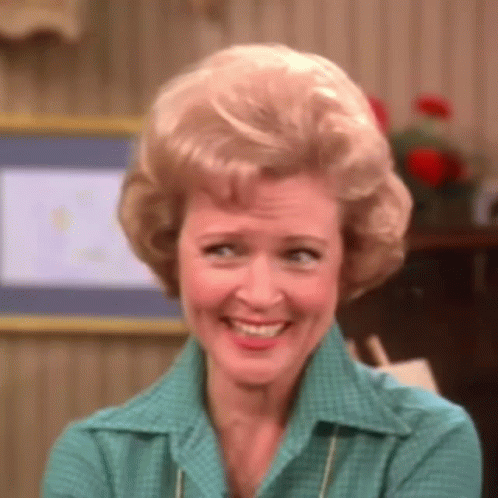 Betty White Naughty Mischievous Smile GIF