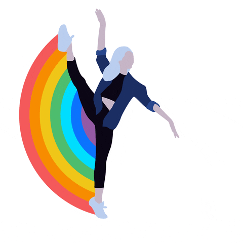 Lgbt Color Dance GIF