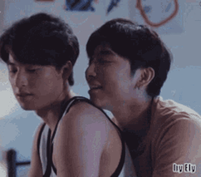Lgbt Cute Couple Cuddling GIF