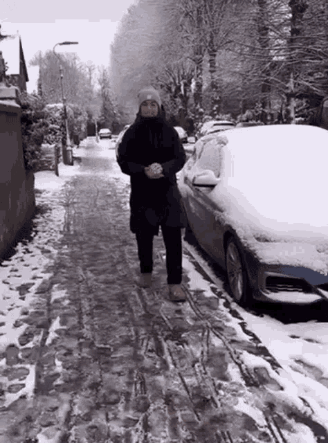 Lia Walti Snowball Gif GIF