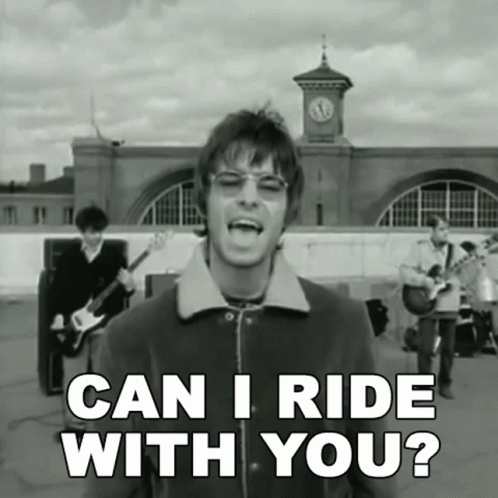 Liam Gallagher Can I Ride With You GIF
