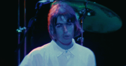 Liam Gallagher Giving Salute GIF