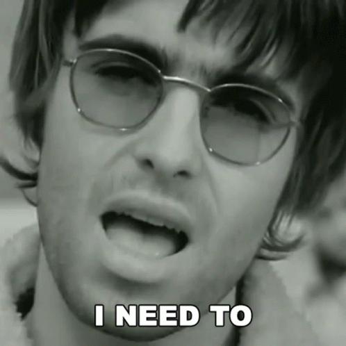 Liam Gallagher I Need To Be Myself GIF