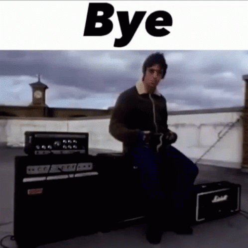 Liam Gallaghey Dissappearing Bye GIF