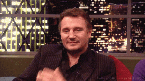 Liam Neeson Blowskiss Gif GIF