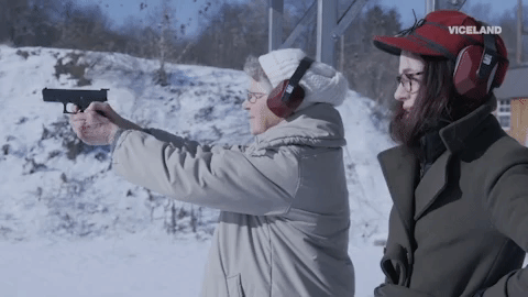 Liberia Shooting Old Lady GIF