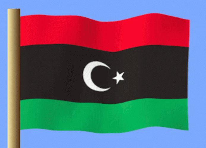 Libya Flag Graphic Art GIF