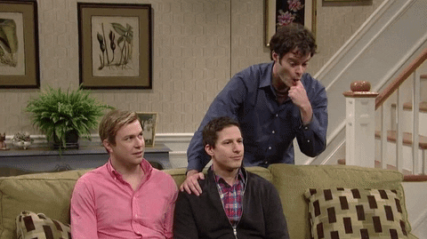 Lick Bill Hader Saturday Night Live GIF