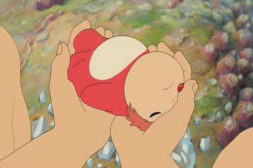 Licking Ponyo GIF