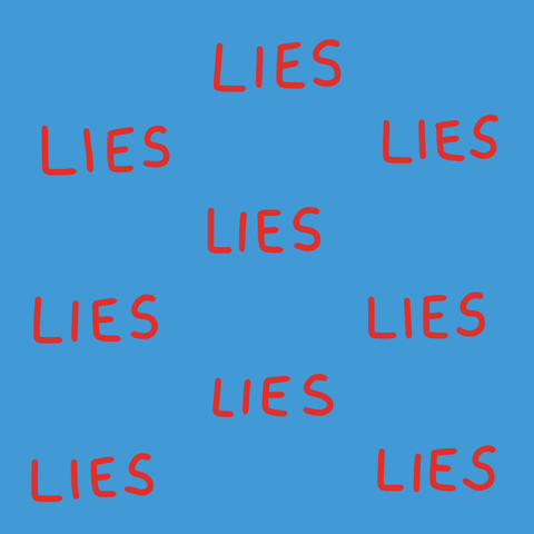 Lies Twinkle Text GIF