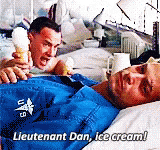 Lieutenant Dan Ice Cream Forrest Gump GIF