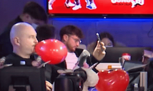 Lieutenant Jim Dangle Red Balloon Deflating GIF