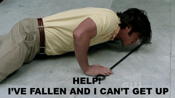 Life Alert Help I Can't Get Up GIF