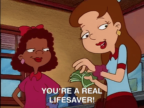 Life Saver Hey Arnold Simone And Maria GIF
