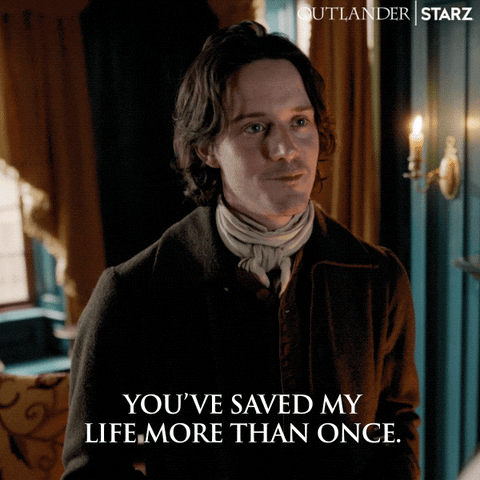 Life Saver Outlander Fergus Fraser GIF