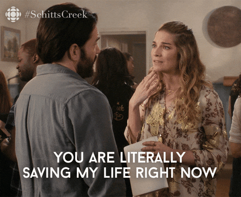 Life Saver Schitts Creek Alexis And Mutt GIF