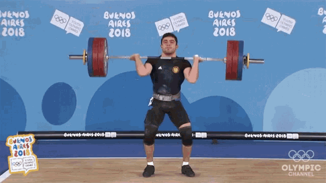 Lifting Barbell Free Weight Gif GIF