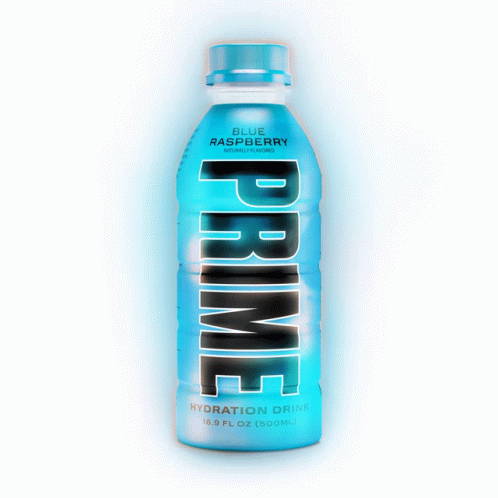 Light Blue Prime Bottle GIF