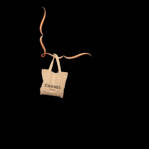 Light Brown Chanel Bag Graphic Art GIF