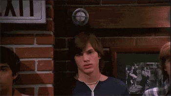 Light Bulb Ashton Kutcher Fake Smile GIF