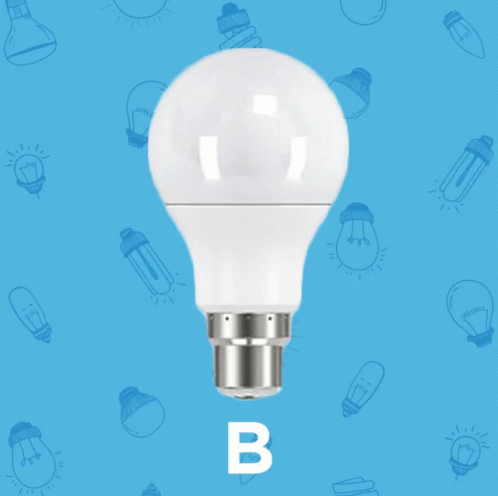 Light Bulb Flicker Blue GIF