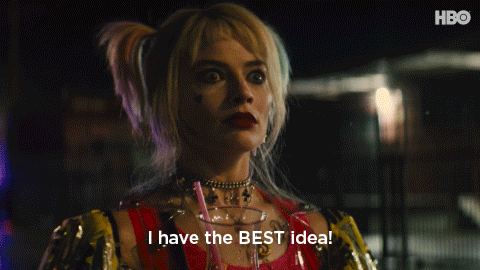 Light Bulb Harley Quinn GIF