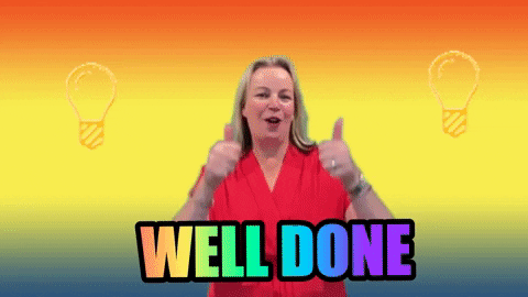 Light Bulb Well Done Congratulations GIF