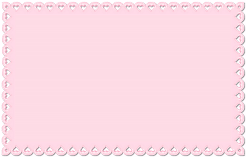 Light Pink Paper With Heart Edges GIF