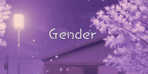 Light Purple Anime Aesthetic Gender GIF