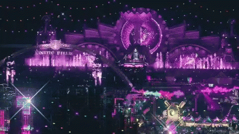 Light Purple Carnival Lights GIF