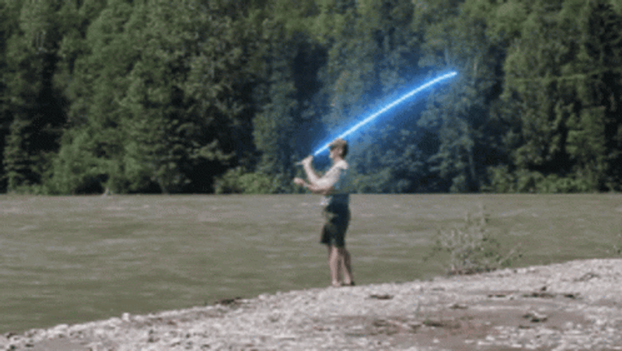 Light Stick Rod Funny Fishing GIF