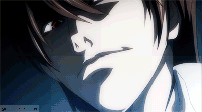 Light Yagami Curious Stare GIF