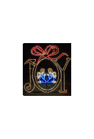 Lighted Led Outdoor Christmas Displays Sticker GIF