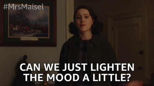 Lighten The Mood Just A Bit Outside GIF
