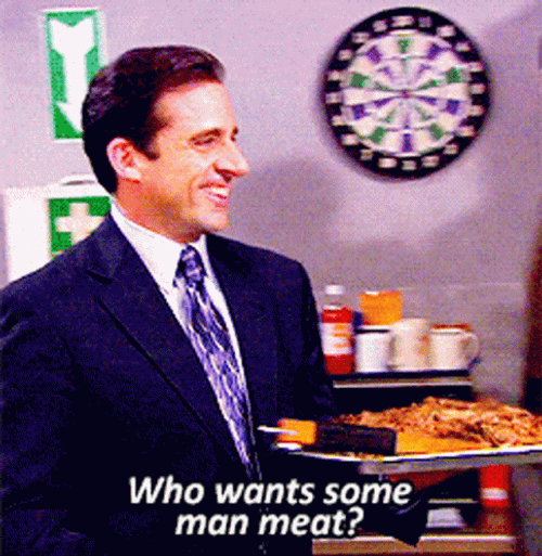 Lighthearted Offer Of A Meat At Work GIF