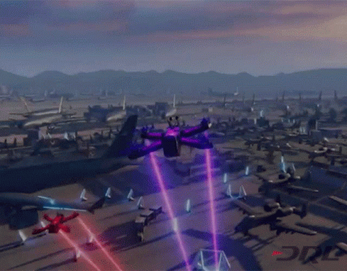 Lighting Drone Racing League GIF