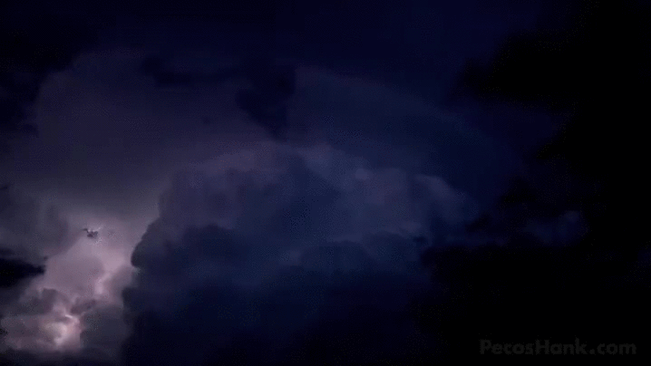 Lightning Behind Clouds GIF