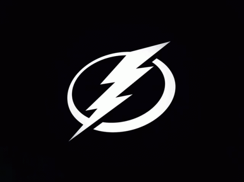 Lightning Bolt In Cloudy Sky GIF