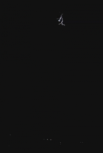Lightning Bolt Strikes Ground GIF