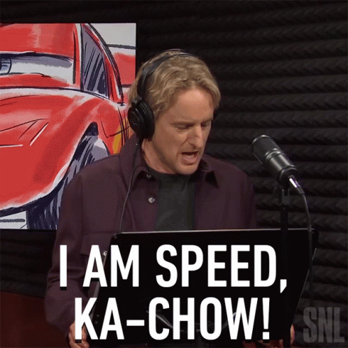 Lightning Mcqueen Kachow Owen Wilson GIF