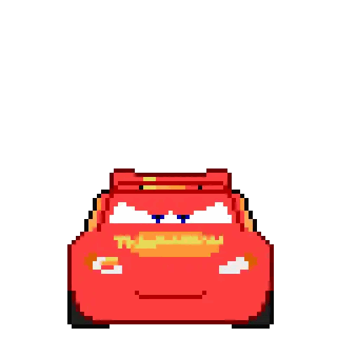 Lightning McQueen Pixel Art