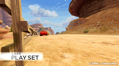 Lightning Mcqueen Race Disney Infinity Cars GIF